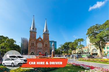 Alquiler de coche con conductor en ciudad Ho Chi Minh medio día